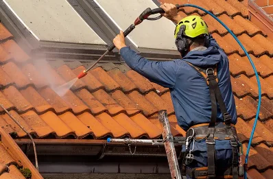 Démoussage et hydrofuge de toiture à Loulle